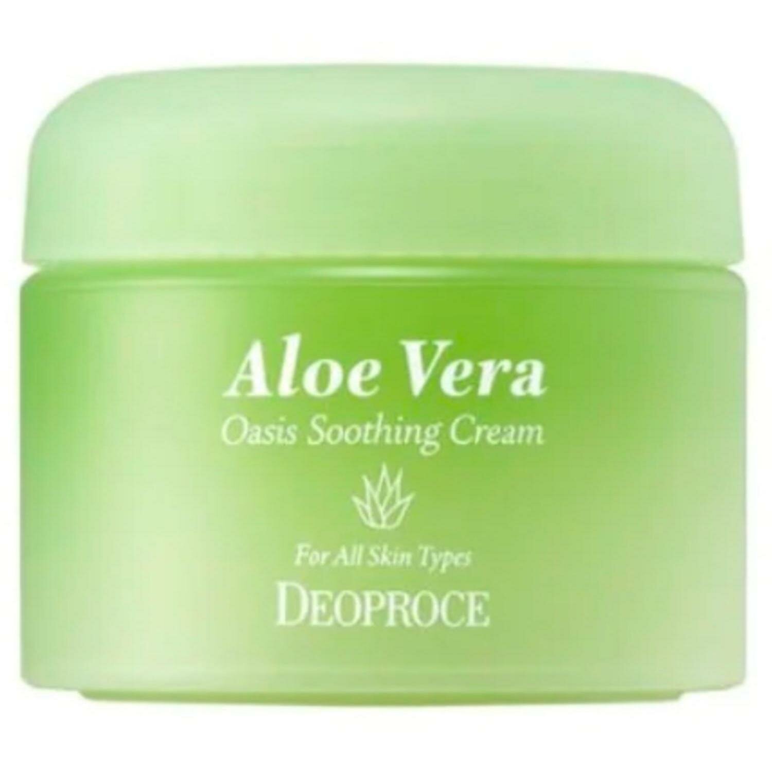 DEOPROCE ALOE VERA OASIS DAY CREAM Дневной крем для лица с экстрактом Алоэ Вера