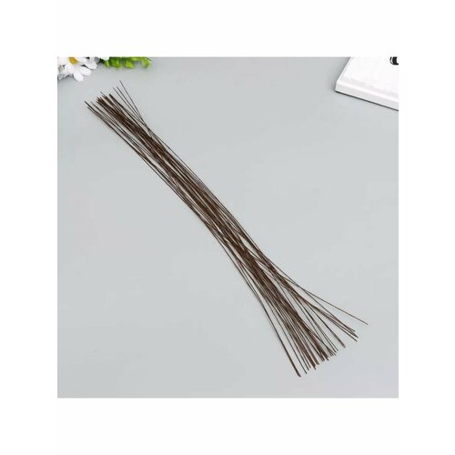 Проволока для творчества 03 мм 30 шт 40 см коричневый 534₽