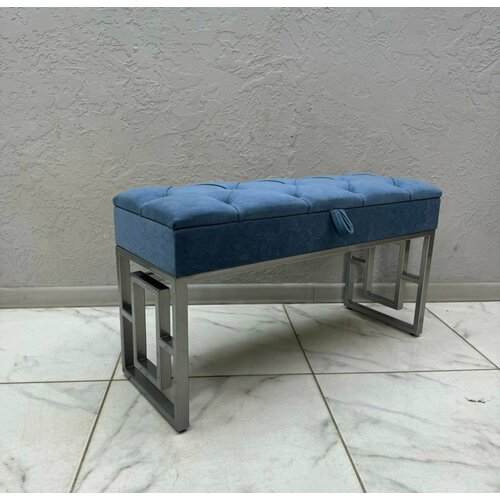 Банкетка в прихожую для обуви с ящиком для хранения STEEL MEBEL Обувница с сидением Размер: 100х35х55см