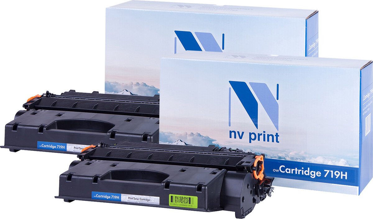 Комплект картриджей NV Print 719H, черный, для лазерного принтера, совместимый