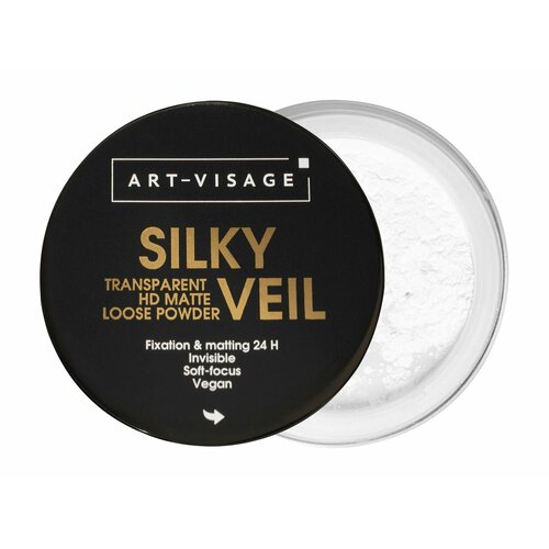 Art-Visage Silky Veil Прозрачная матовая рассыпчатая пудра Hd