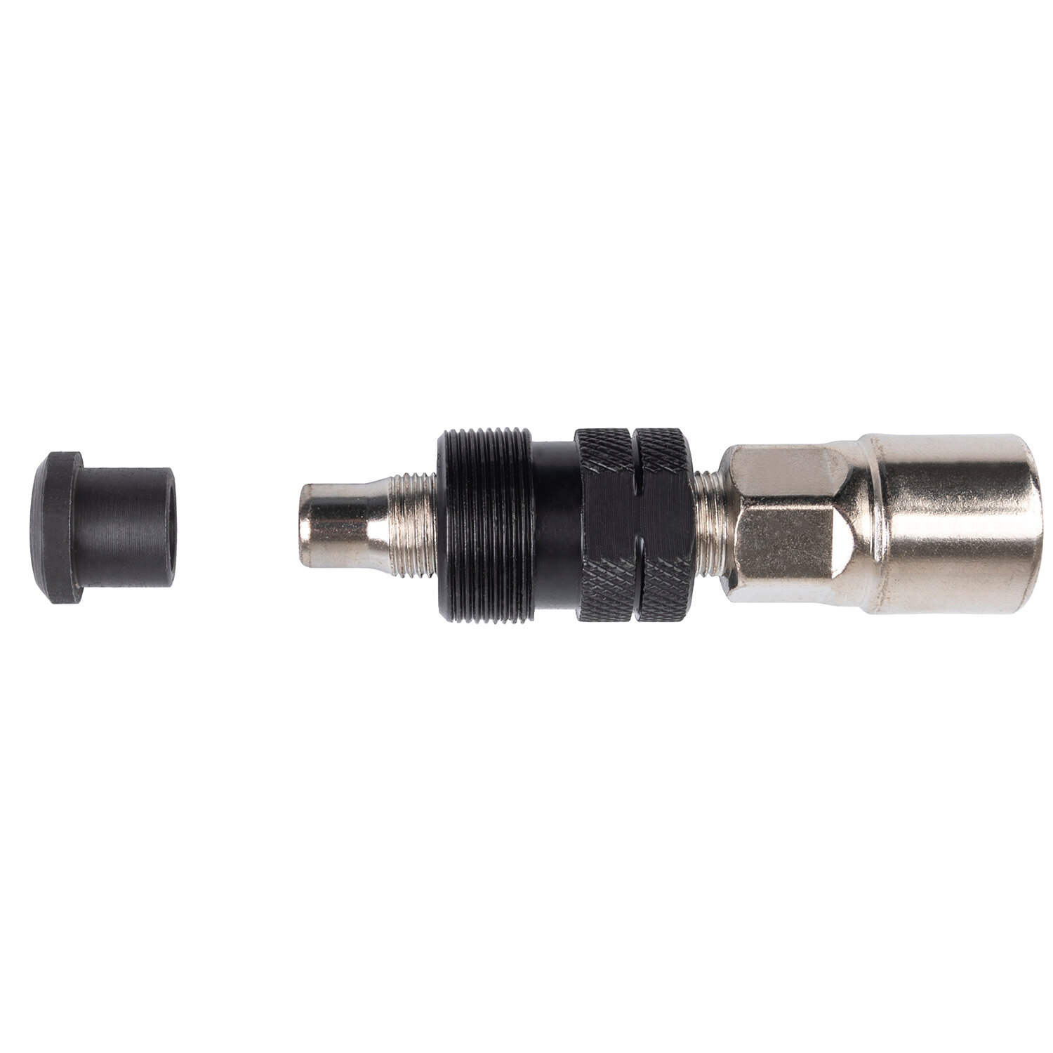 фото Съемник шатунов 5-880555 3 в 1, квадрат, Shimano Octalink и ISIS сталь (инд. упаковка) серебристый-черный M-WAVE