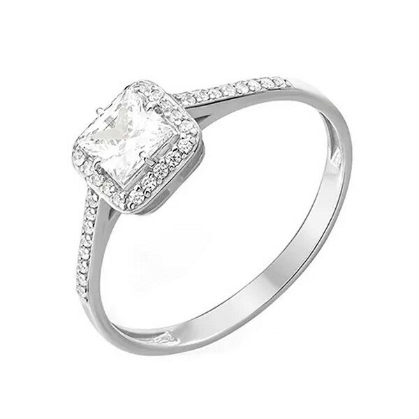 Кольцо JEWELIN, серебро, 925 проба, фианит