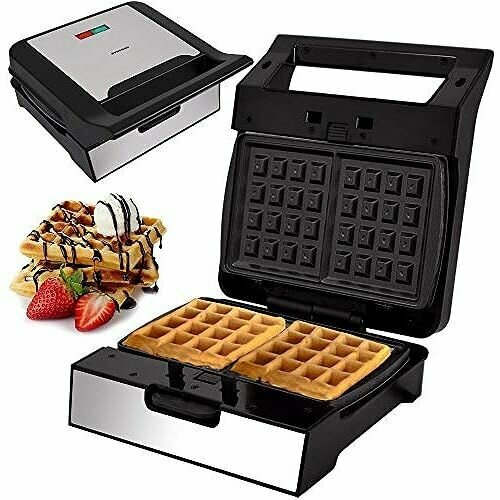 Вафельница Syntrox Germany Вафельница MM-1400W со съемными пластинами для выпечки 1544800₽