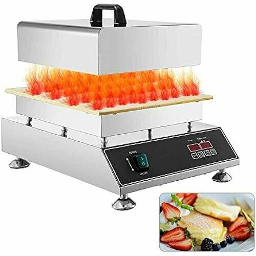 Hzexun вафельница коммерческий тостер вафельница пушистое суфле кондитерская машина с антипригарным покрытием вафельница 1500 Вт 10902100₽