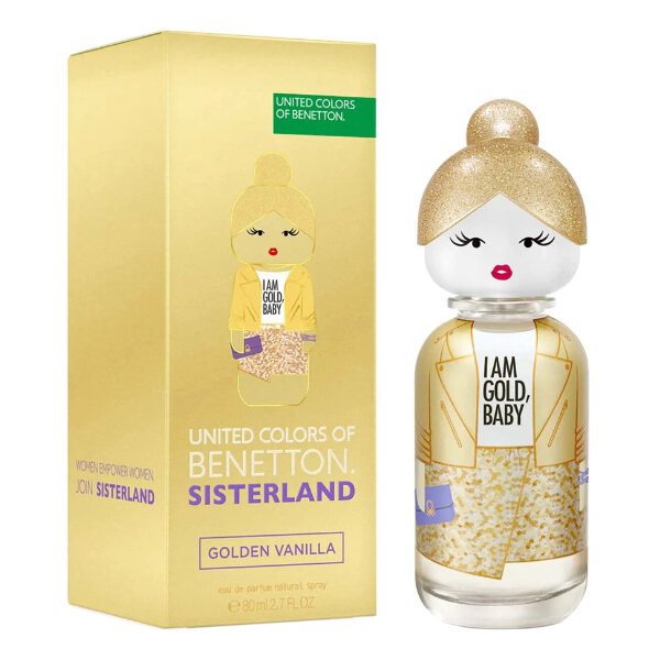 Benetton Женский Sisterland Golden Vanilla Парфюмированная вода (edp) 80мл