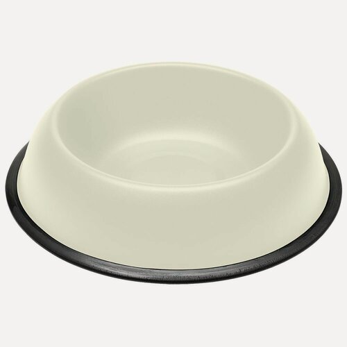 Изображение товара Миска для кошек и собак Ferplast MIRA KC 80 металлическая, лакированная, белая (2,5 л)