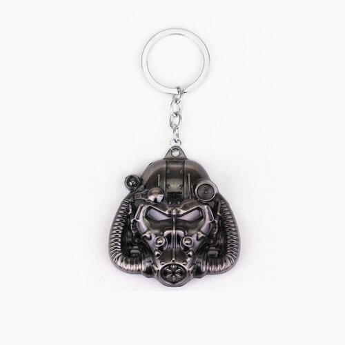 Брелок, глянцевая фактура, коричневый