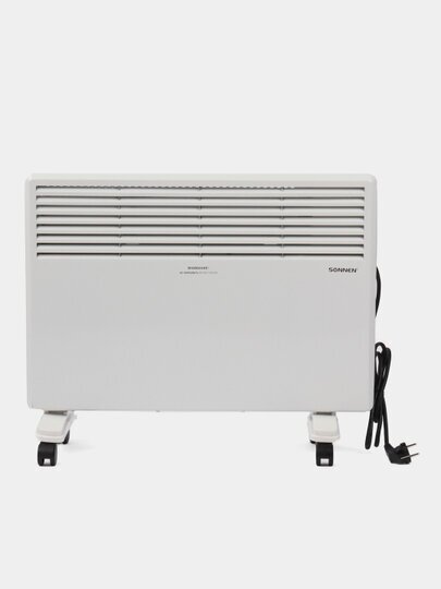 Конвектор SONNEN X-1500 1500 Вт напольная/настенная установка белый 453495