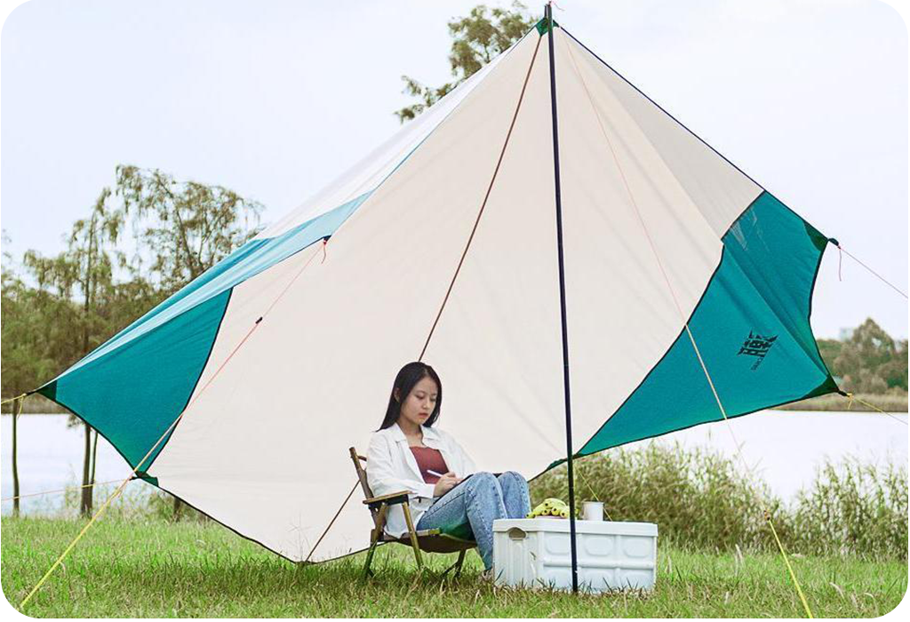 Походный Тент для Кемпинга Chao Camping Picnic Cloth (форма бабочки)