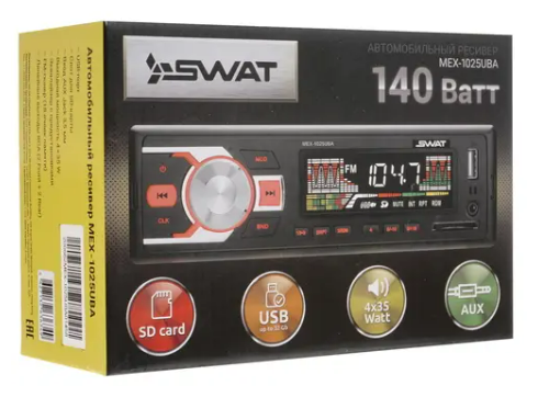 Магнитола SWAT MEX-1025UBA - фото №6