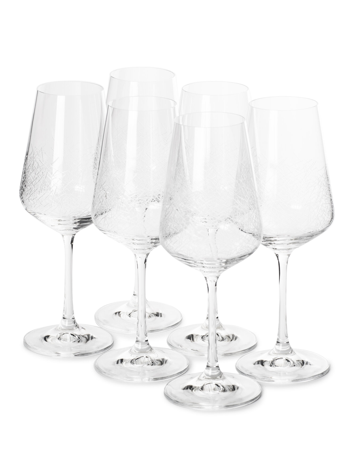 Набор бокалов для вина CRYSTALEX SANDRA Blizzard 6шт 350мл, универслаьные — фото 1