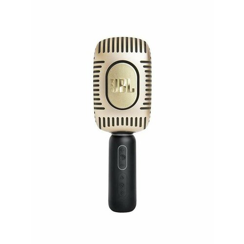 Беспроводная колонка JBL KMC 650 с микрофоном для караоке золотистый