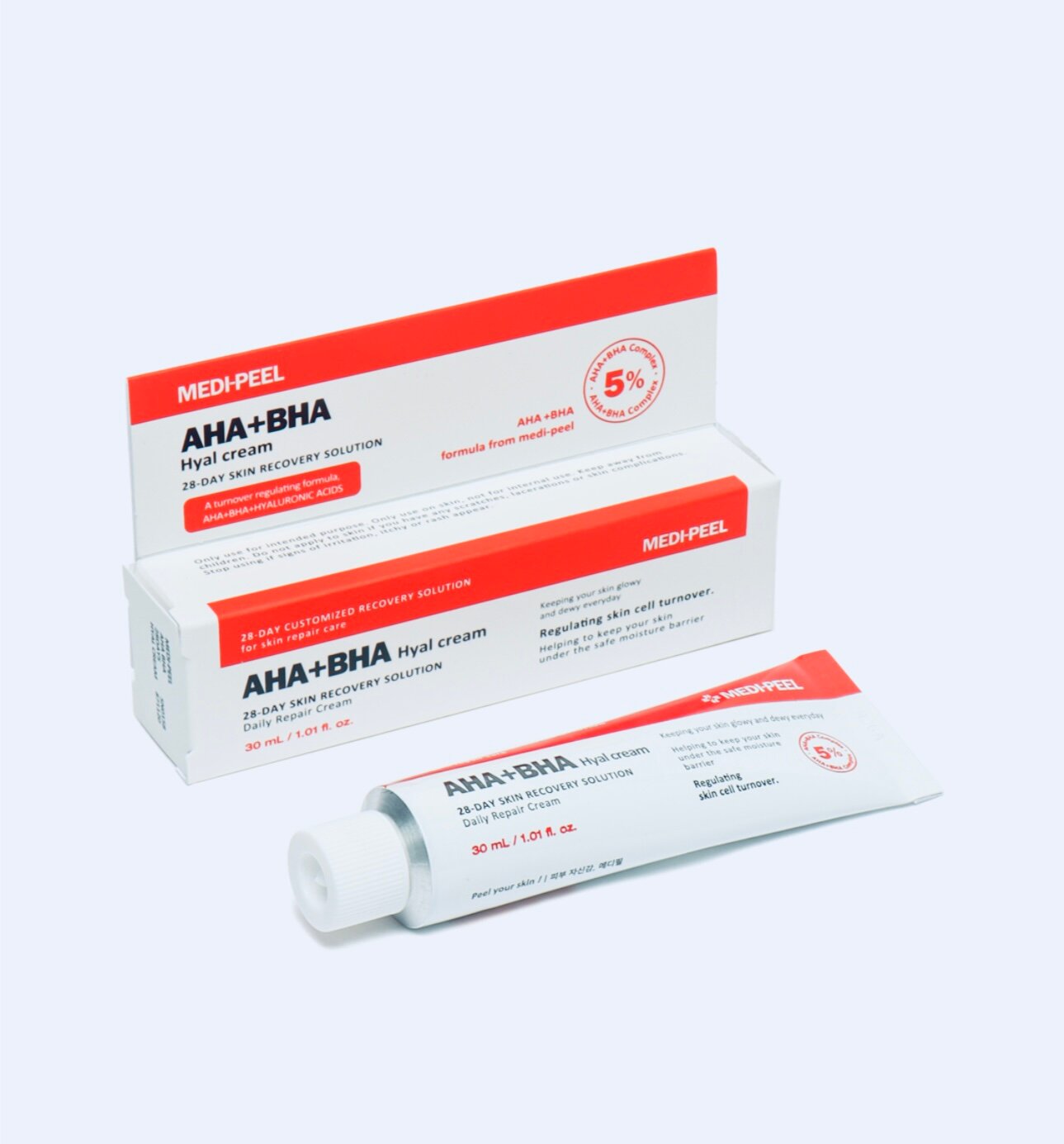 Medi-Peel Обновляющий крем с комплексом кислот AHA BHA 28 Days Hyal Cream 30ml — фото 1