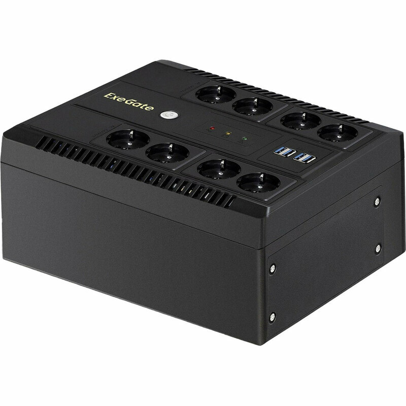 ИБП ExeGate NEO NNB-1000 лин-инт, 1000ВА/650Вт 8xEURO+4USB(EX293855RUS), 2120910