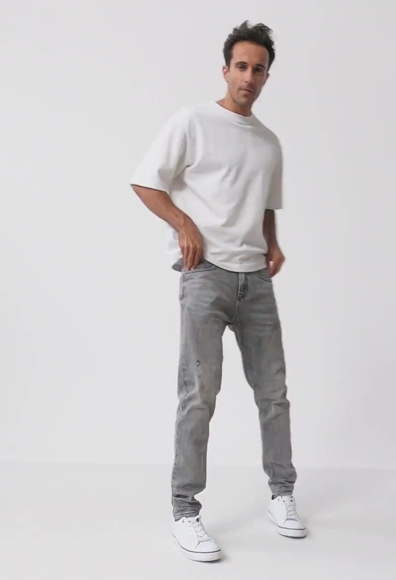 Джинсы скинни MkJeans Slim fit, размер 28, серый — фото 1