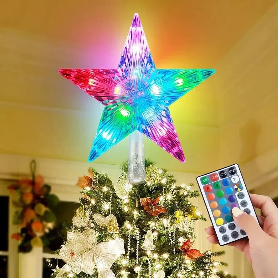 RGB Гирлянда со звездами PAMNNY 22 см