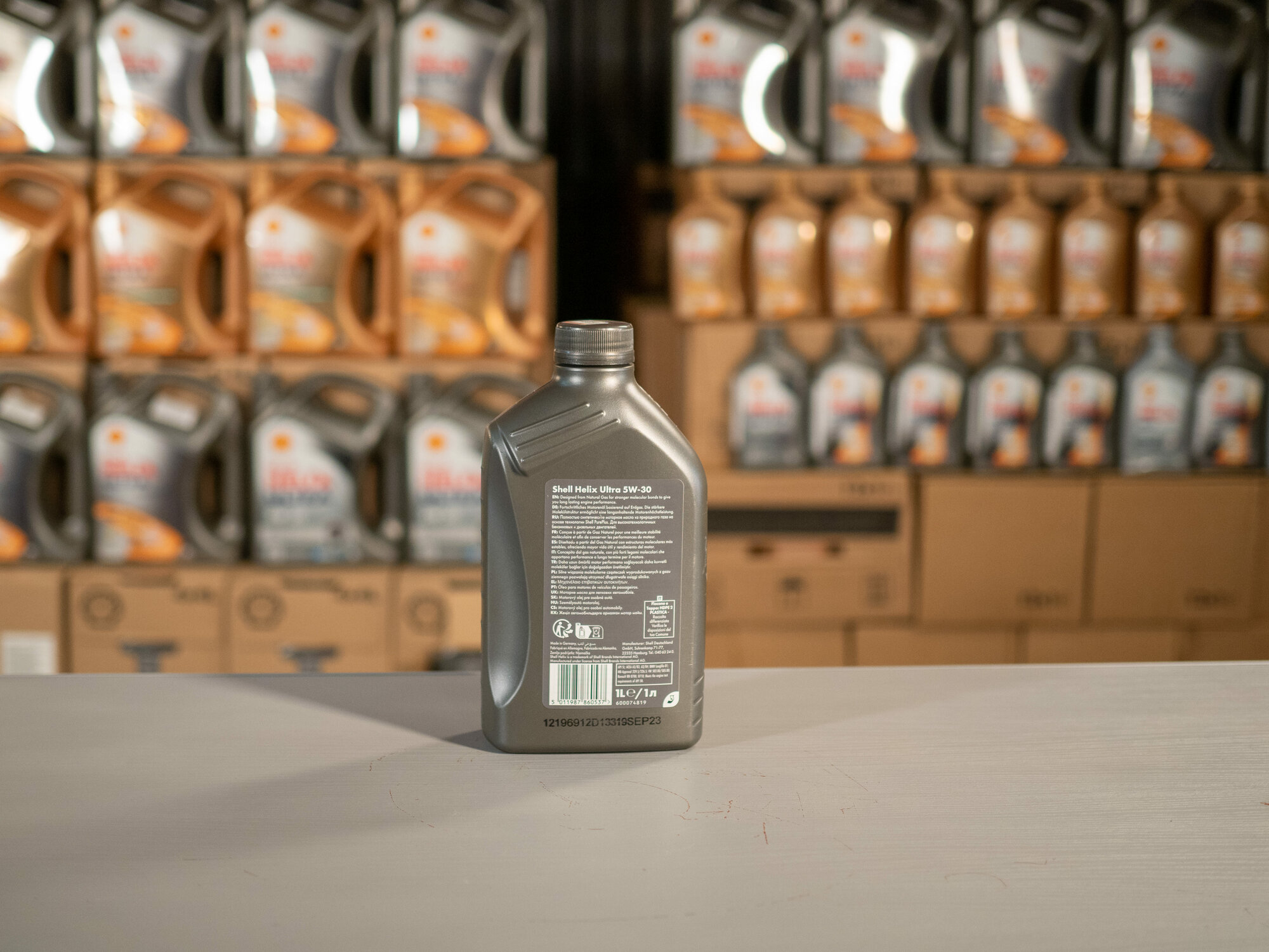 Моторное масло Shell Helix Ultra 5W-30, синтетическое, 1 литр — фото 1