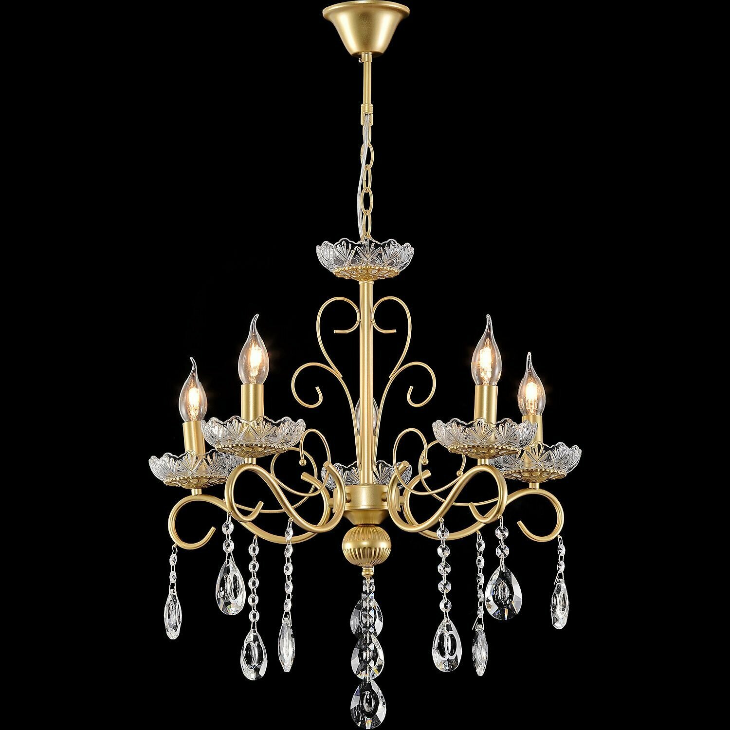 Люстра потолочная Reluce 04201-0.4-05 GOLD