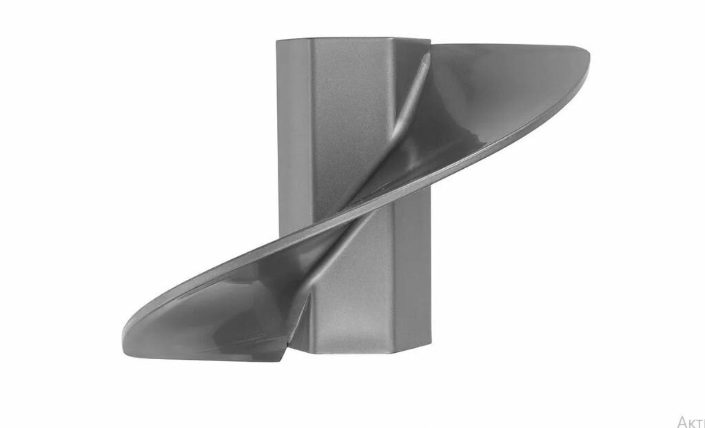 Секция шнека пластикового ULTRALITE 130R, серый Тонар T-S-SU-130R-G