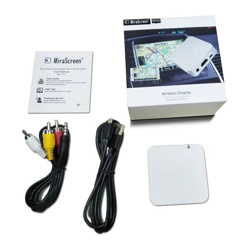 MiraScreen TV Stick HDMI-совместимый автомобильный Anycast Miracast DLNA Airplay WiFi Дисплей приемник Ключ Поддержка Windows Andriod TVSX7