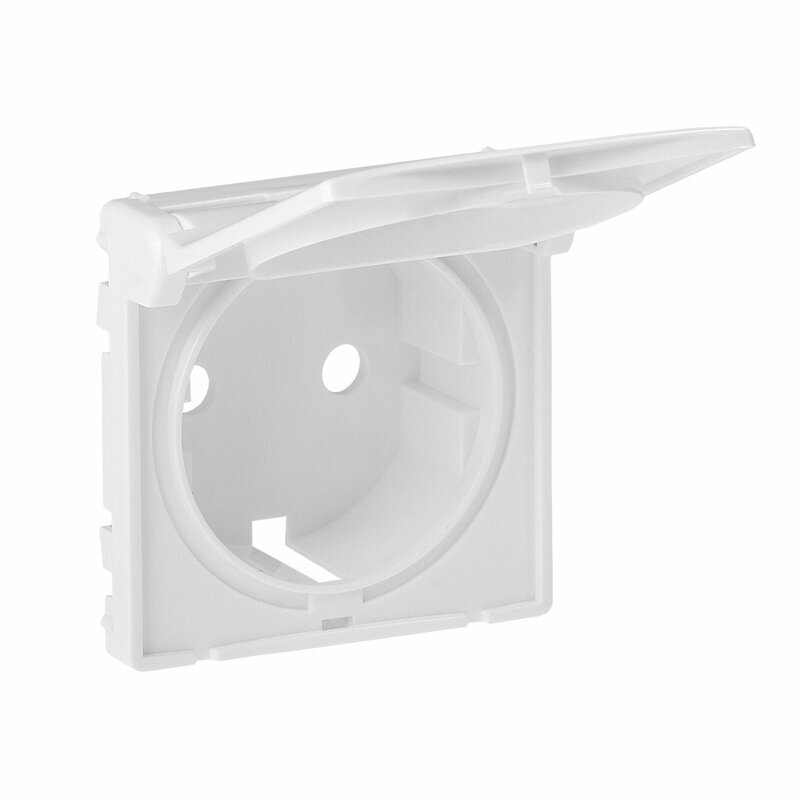 Legrand Valena LIFE Бел Накладка розетки с/з с крышкой 754840