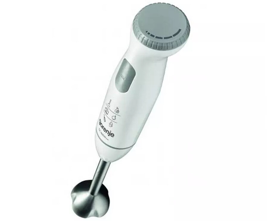 Блендеры Погружные Xiaomi Блендер погружной Gorenje HBC804QW, мощность 800Вт, нержавеющая сталь