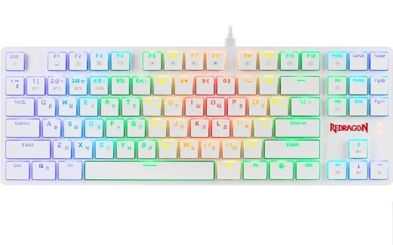 Клавиатура беспроводная Defender 70506 Redragon Anubis белая