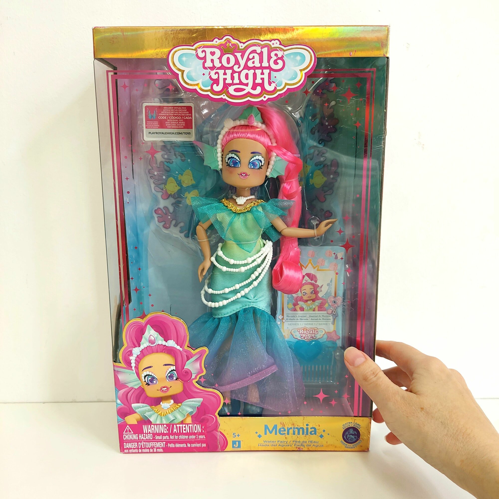 Кукла Jazwares Roblox Royale High Roblox Mermia the Water Fairy Роблокс Роял Хай Мермиа Водная фея