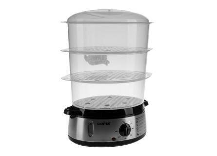 Пароварка электрическая CENTEK CT-1457, 800 Вт, 3 чаши, 9 л