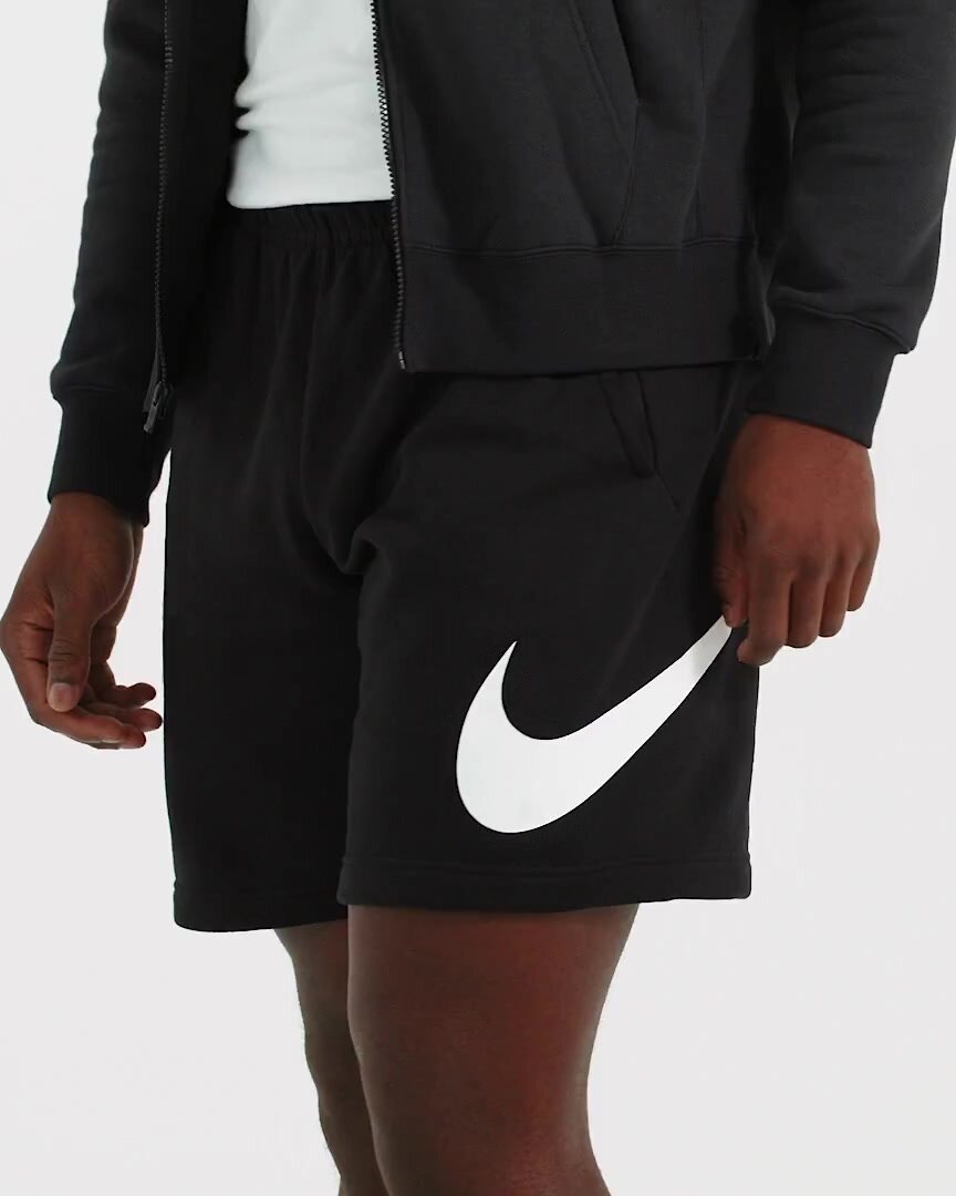 Шорты спортивные NIKE M NSW CLUB SHORT BB GX, размер M INT, черный — фото 1