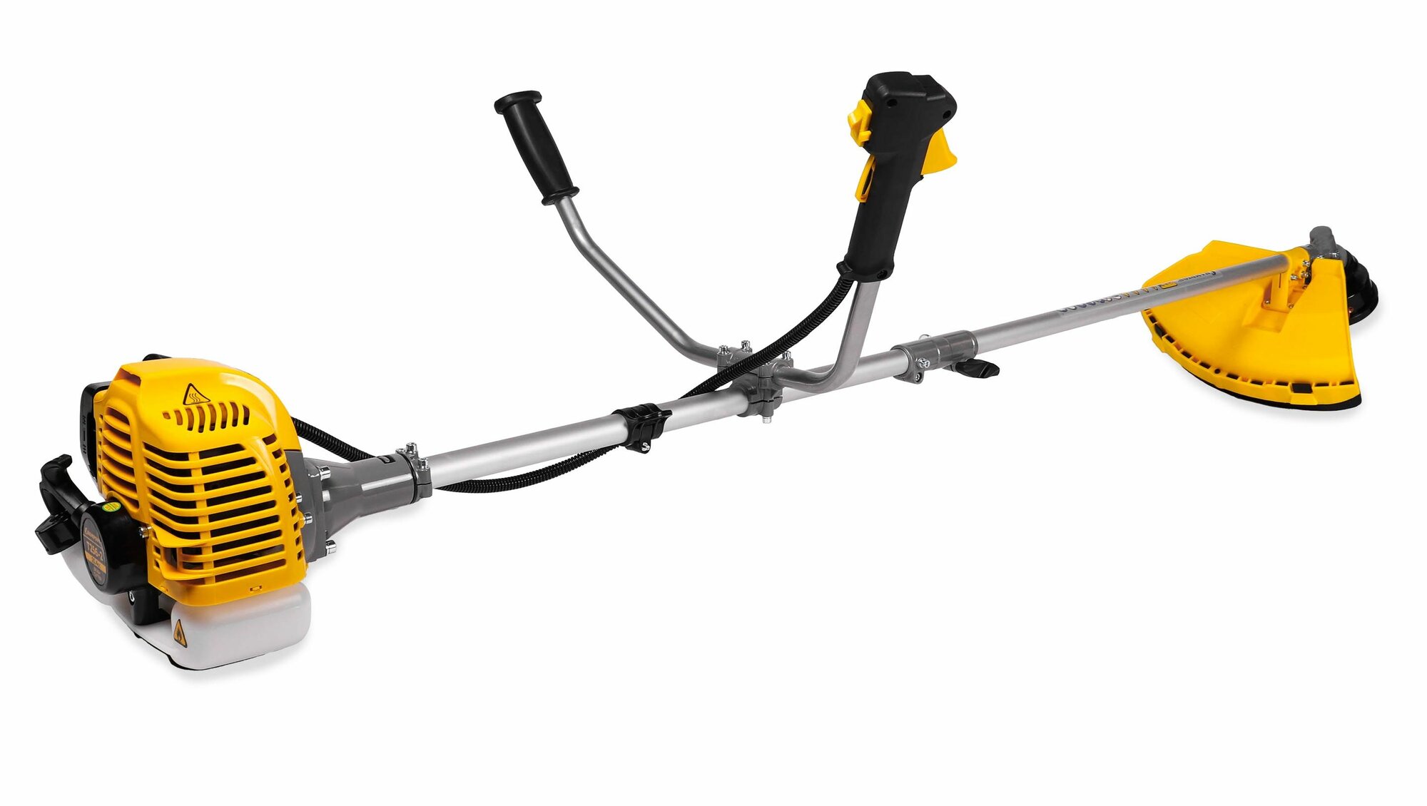 Триммер бензиновый садовый для травы CHAMPION T256-2 с леской 2.4 и ножом