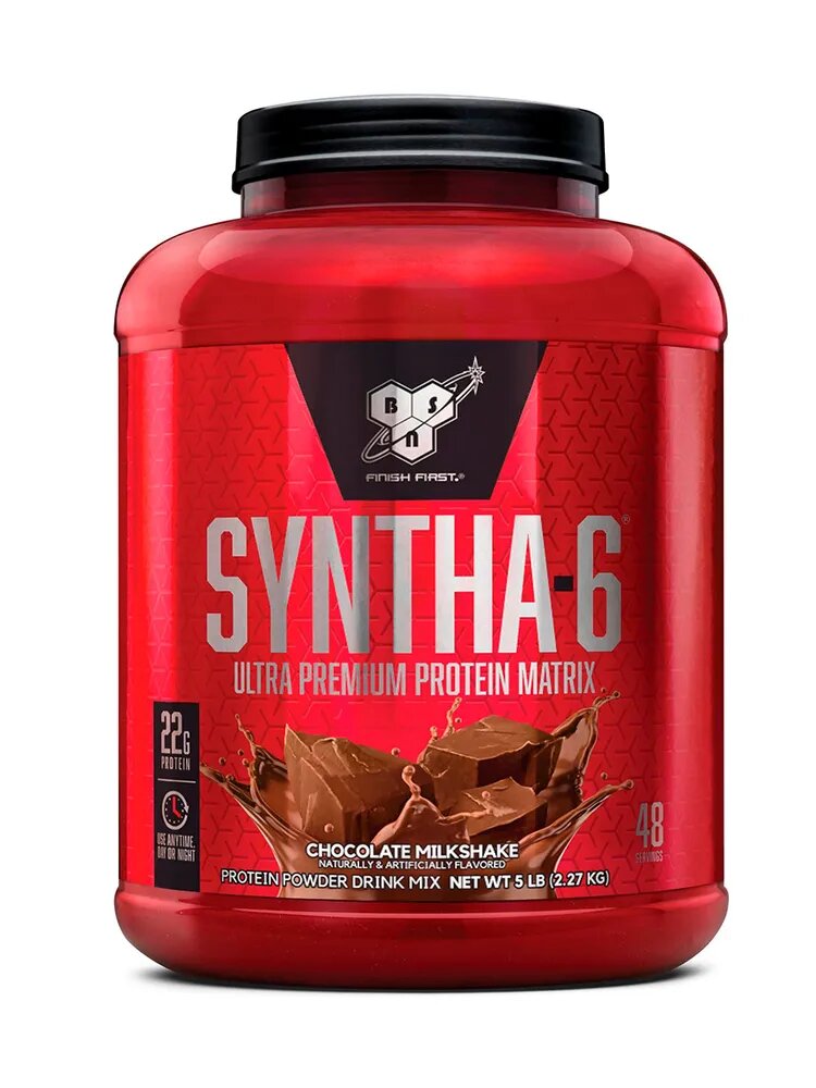 Протеин BSN "Syntha-6", шоколадный молочный коктейль, 2270 г