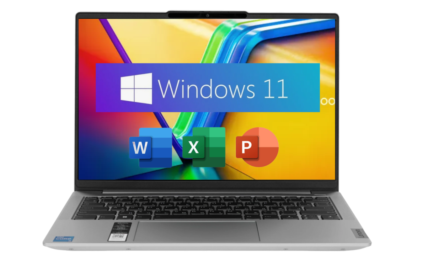 14" Ноутбук Lenovo IdeaPad Slim 5 Gen 8, WUXGA (1920x1200) IPS, Intel Core i5-12450H (4.2 ГГц), RAM 16 ГБ LPDDR5, SSD 512 ГБ, Intel UHD Graphics, Windows 11 Home + Office 2021 Pro Plus, Металл, Русская раскладка
