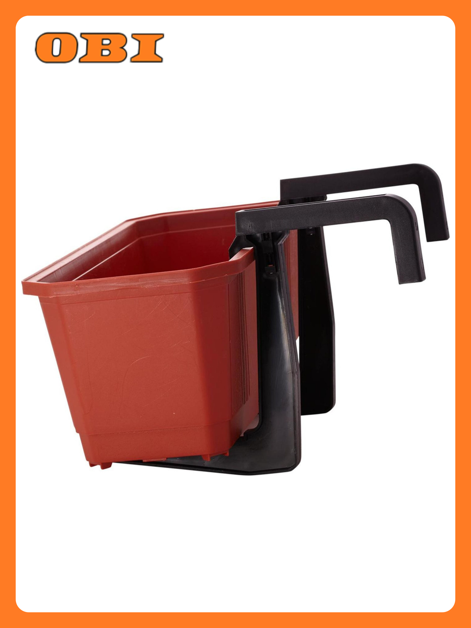 Кронштейн настенный InGreen для балконного ящика черный 1 шт.