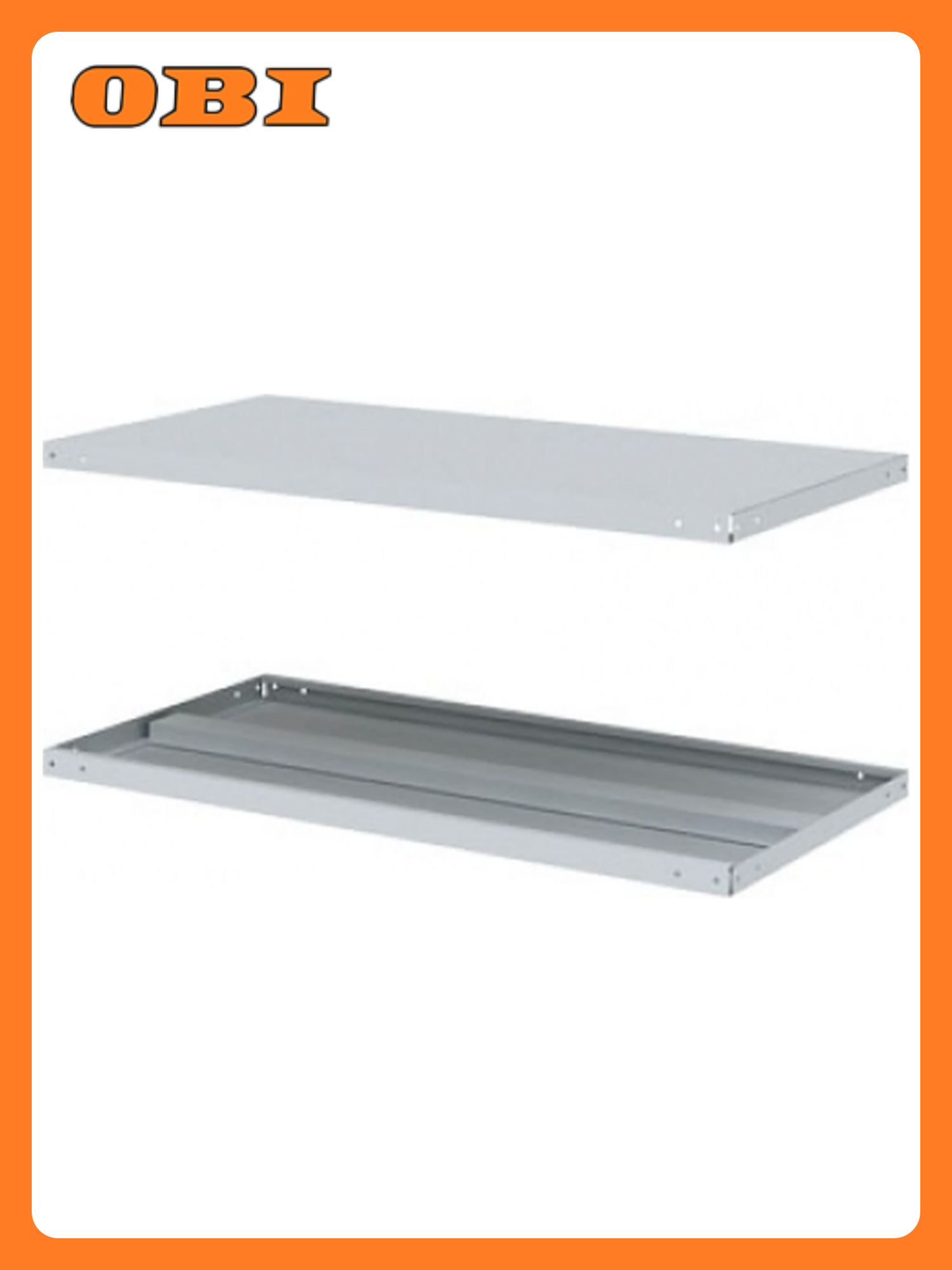 Полка пакс-металл МС-Титан сталь 100x40x40 см серебристая