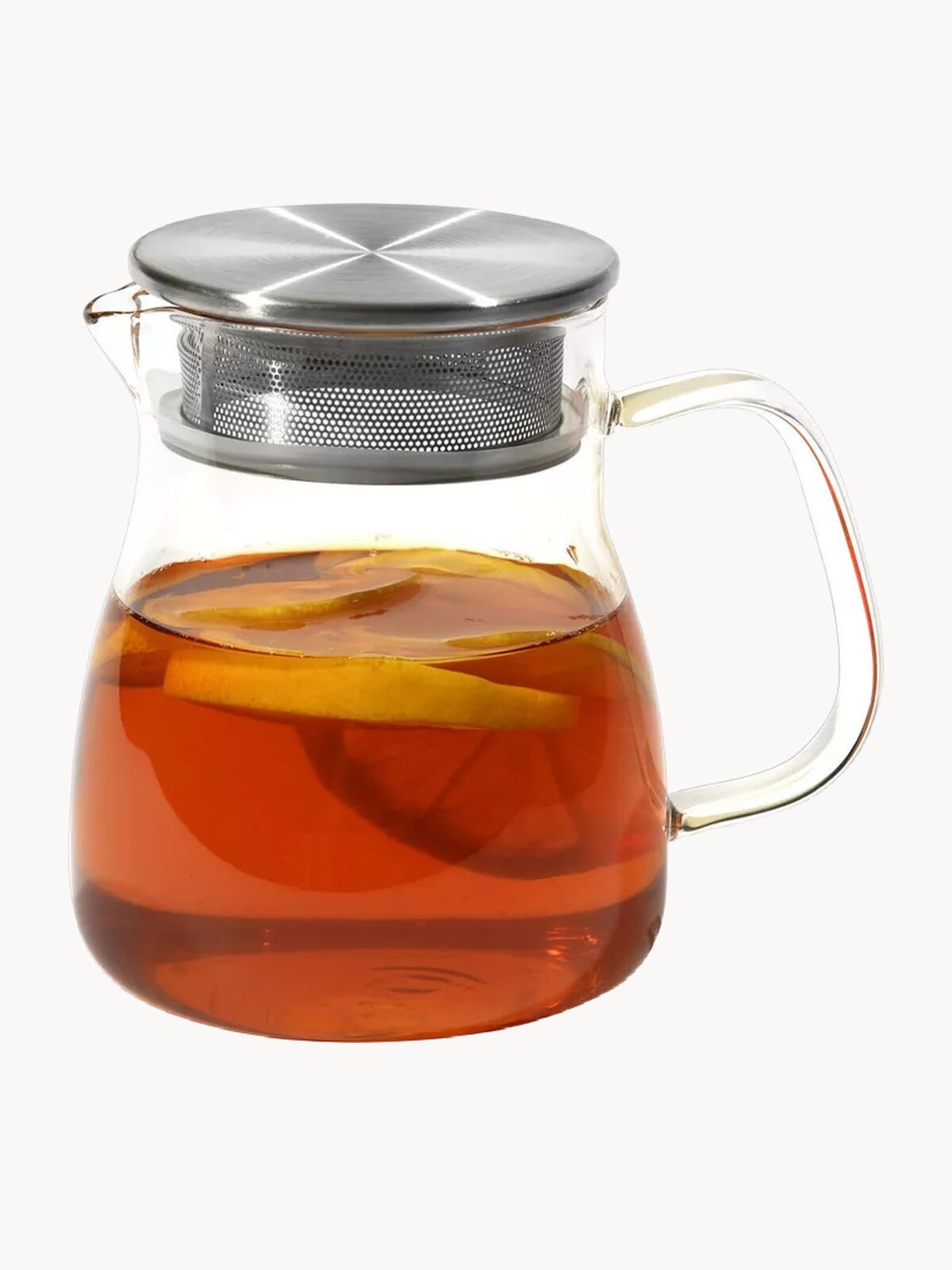 Чайник заварочный стеклянный с крышкой-сито жаропрочный ЧаЕ, для чая и трав, 500 мл