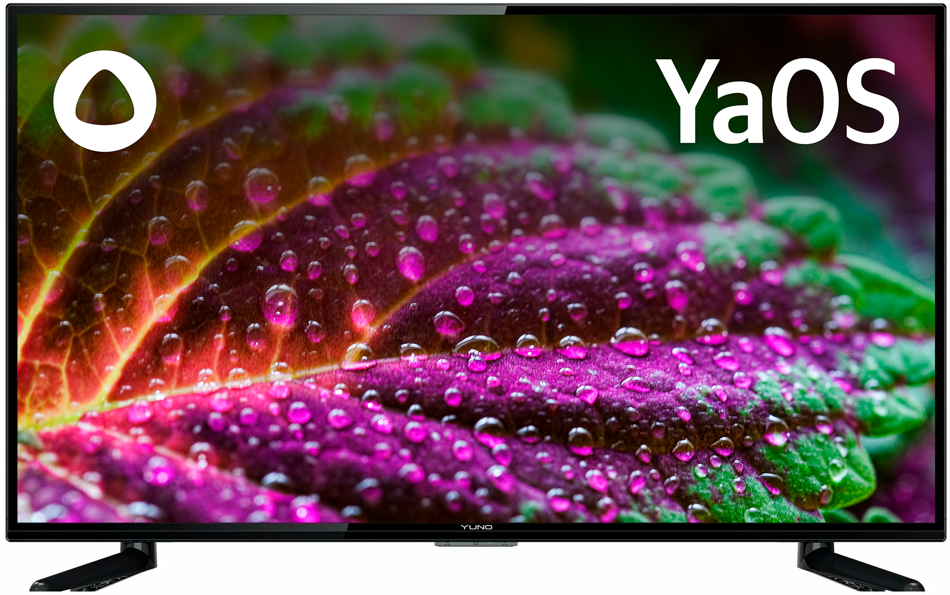 50" Телевизор YUNO ULX-50UTCS3234, 4K Ultra HD, черный, смарт ТВ, Яндекс. ТВ