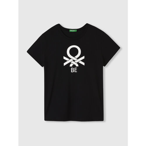 фото Футболка united colors of benetton, размер l/140, черный