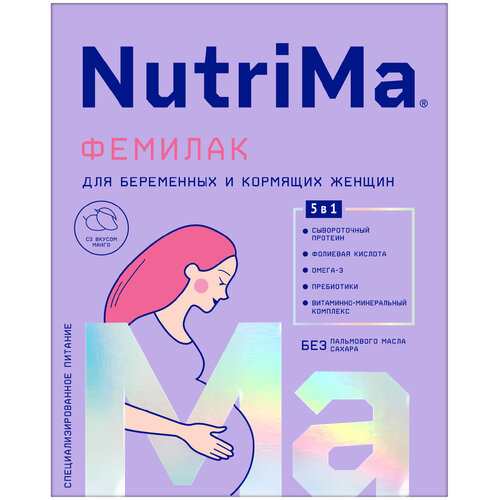 Молочная смесь NutriMa Фемилак со вкусом манго 350 г