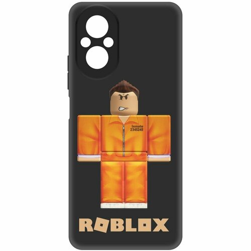 Чехол-накладка Krutoff Soft Case Roblox-Заключенный для Realme C67 черный чехол накладка krutoff soft case медвежонок для realme c67 черный