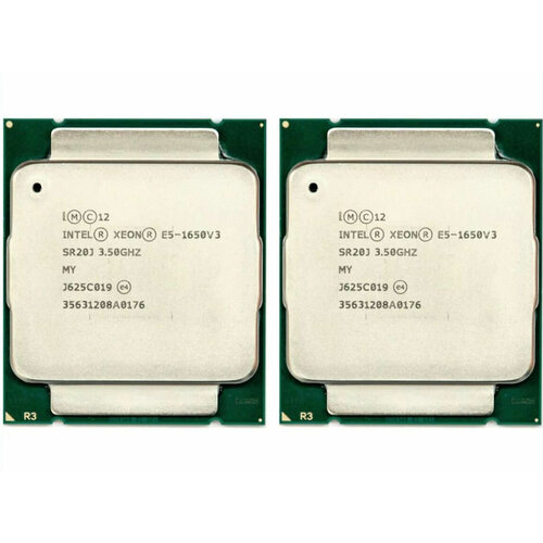 Процессор Intel Xeon E5-1650V3 Haswell-EP, 2шт. LGA2011-3, 6 x 3500 МГц, OEM