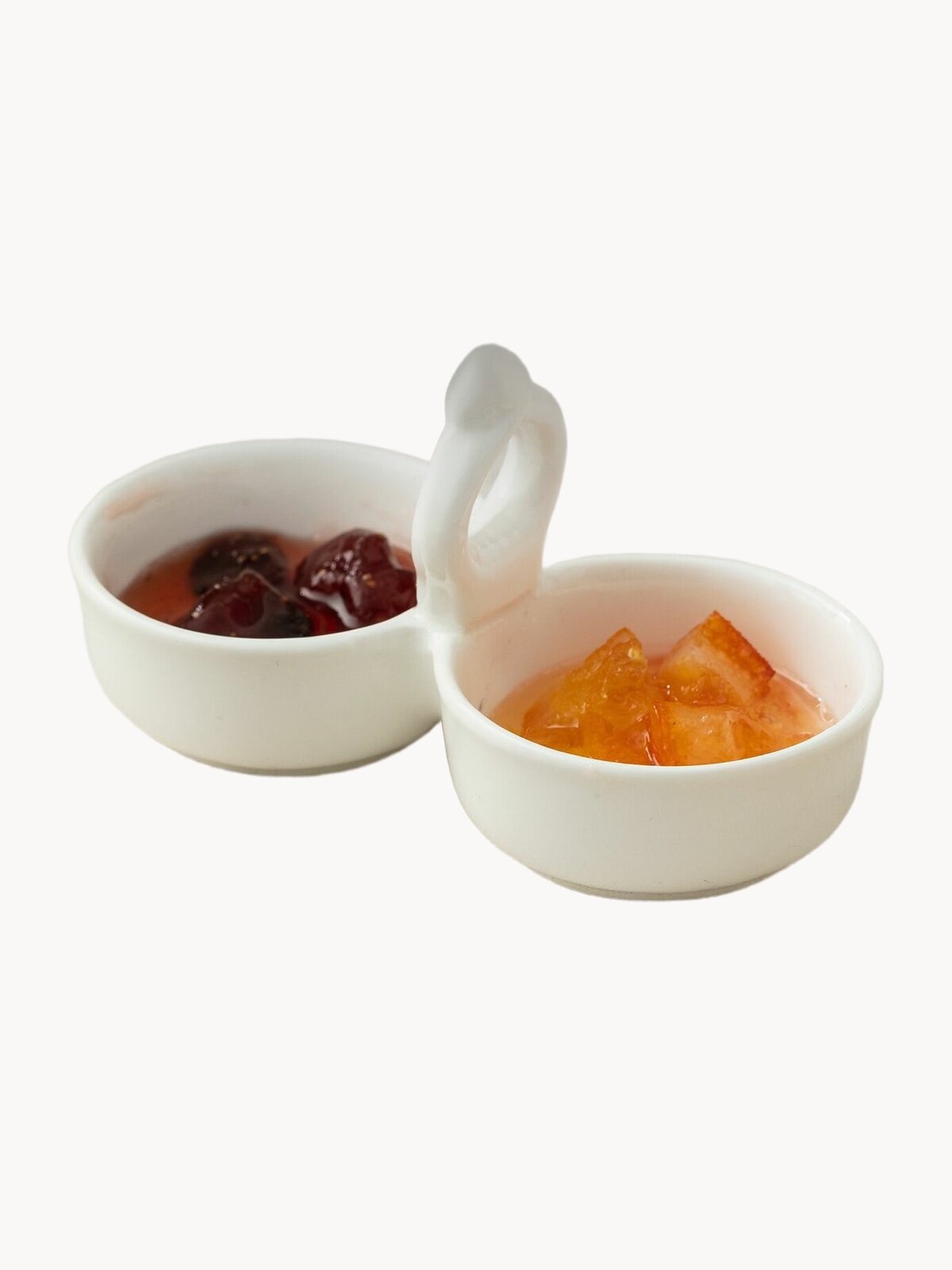 Соусник фарфоровый, соусница, 10,3х5х5,9 см, фарфор, MADAME COCO, белая