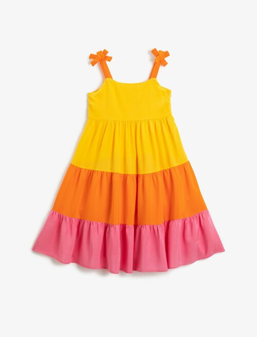 Платье KOTON, размер 9-10 лет, желтый