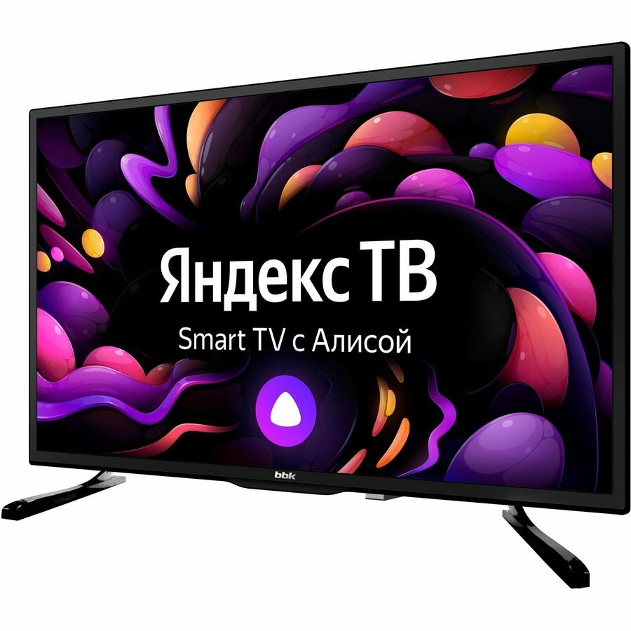 Телевизор BBK 31,5" LED, HD, Smart TV, (Яндекс.ТВ), Звук (16 Вт (2x8 Вт), 3xHDMI, 2xUSB, 1xRJ-45, Черный, 32LEX-7246/TS2C (B) - фото №3