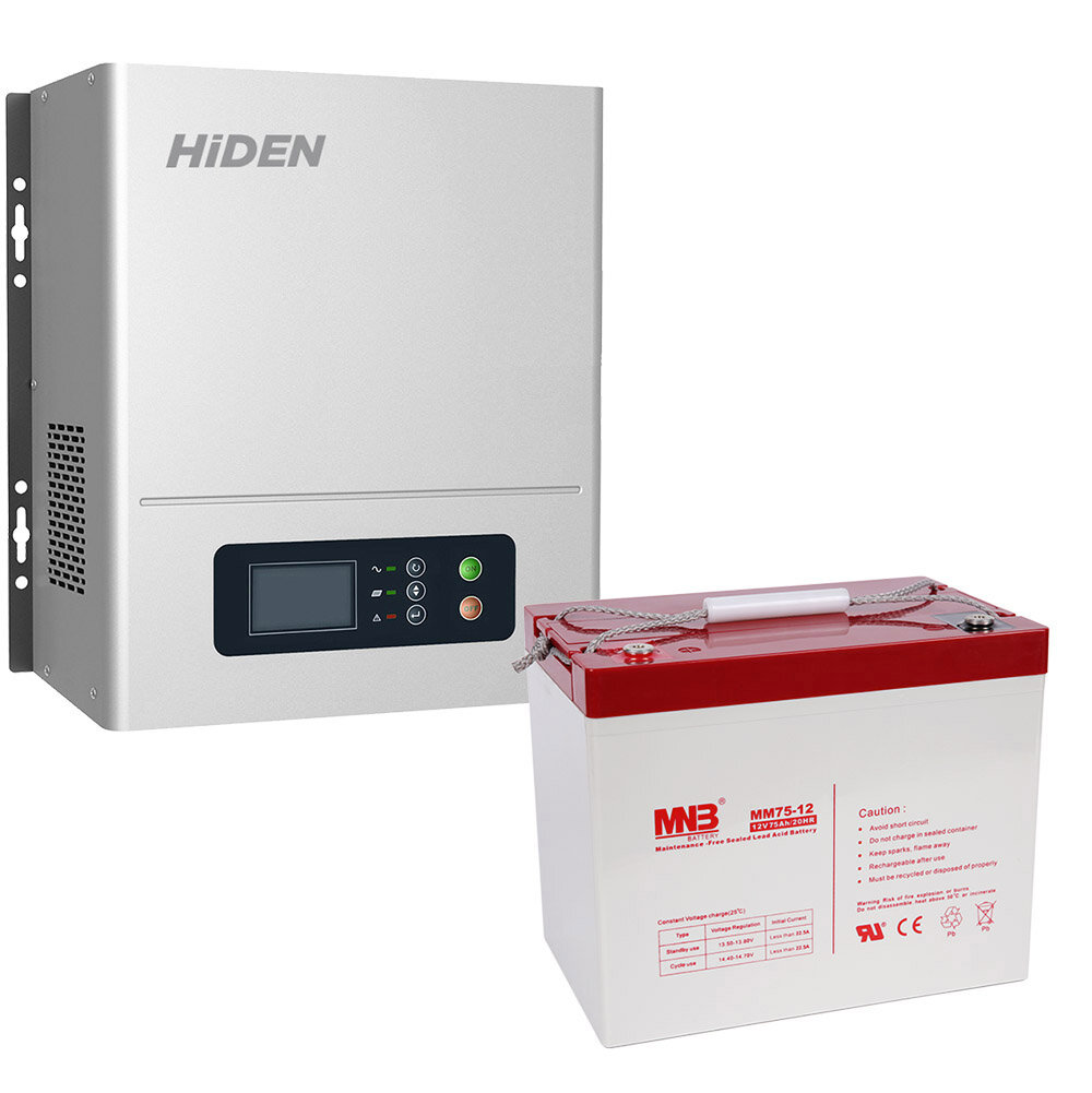 HIDEN Комплект ИБП HIDEN HPS20-0612N+MM75