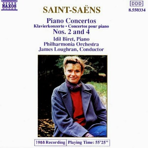 Saint-Saens - Piano Concertos 2 & 4 -Idil Biret Naxos CD Deu ( Компакт-диск 1шт) rachmaninov 13 preludes op 32 idil biret naxos cd deu компакт диск 1шт рахманинов