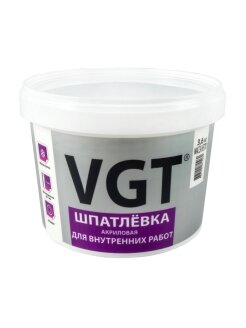 VGT Шпатлёвка для внутренних работ 3.6 кг