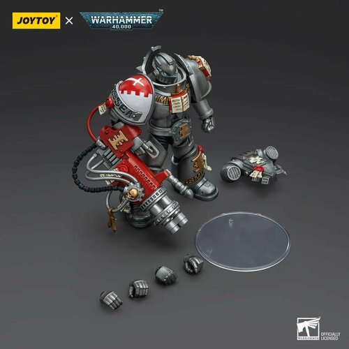 Подвижная фигурка JOYTOY Warhammer 40000 Grey Knights Strike Squad Grey Knight with Psilencer