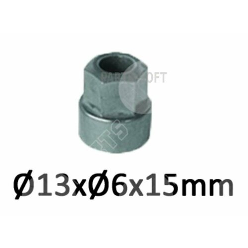 BAT-PARTS BCK28 Гайки суппорта звездообразные комплект| (10шт.) Ø13xØ6x15